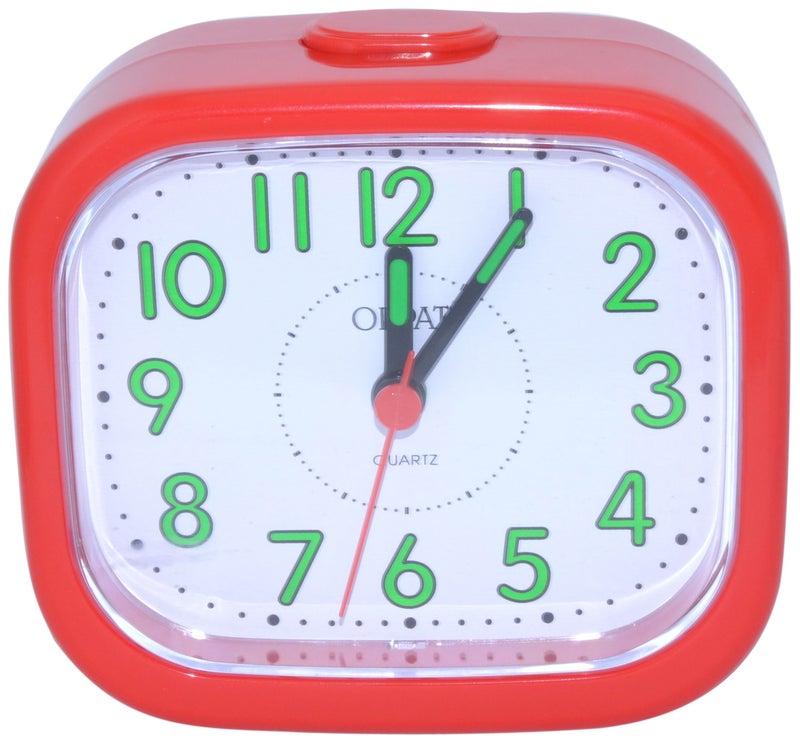 Orpat Plastic Beep Alarm Clock (Red, Tbb-127), Analog - Image 3