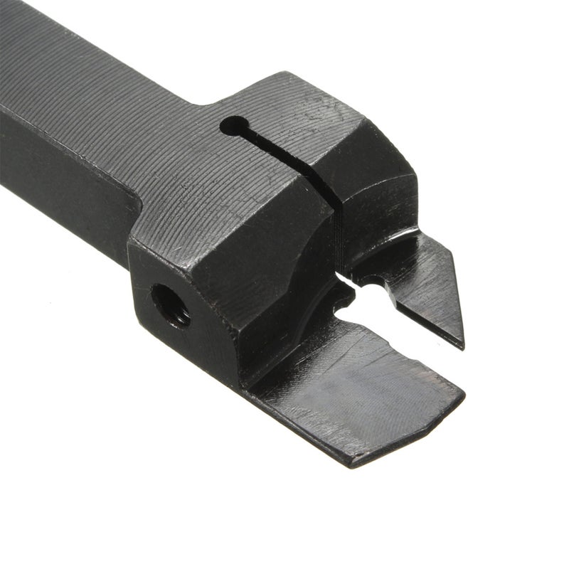 مجموعة أدوات تدوير المخرطة المعدنية MGEHR1212-2 -- قضيب أداة الخدش والشكление مقاس 12 × 100 مم مع 10 قطع من غلولات الكربيد المقطعة MGMN200 ومفتاح قزحي على شكل حرف L للتصليح الشبه النهائي والنهائي - Image 3