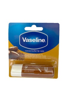 Vaseline Cocoa Butter Lip Balm 4.8 gm, provides 24 hour hydration Repairs dry and cracked lips Lip balm, for soft and shiny lips 