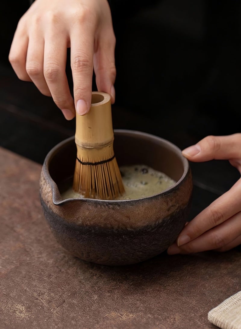 الخيزران ماتشا جلطة، التقليدية اليابانية Chasen ماتشا محرك -الأصيلة اليابانية الخيزران جلطة لشاي ماتشا (البيج) - Image 2