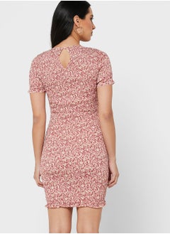 Missguided Maternity Floral Shirred Dress  - Image 2