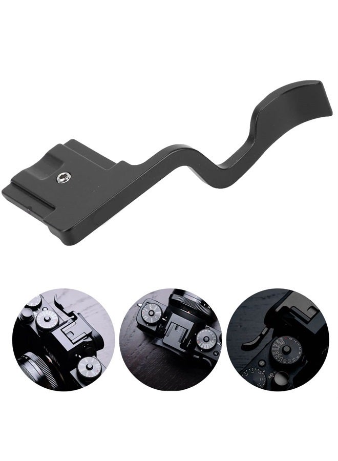 Serounder Black Thumb Grip Aluminum Alloy Thumb Up Hand Grip for Fuji XT30 X-T30 Camera - Image 2
