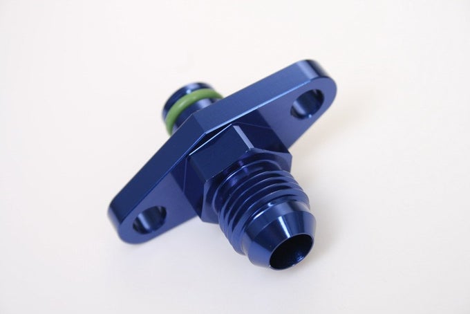 Aluminum Fuel Rail Adapter Compatible With Nissan An6 Outlet