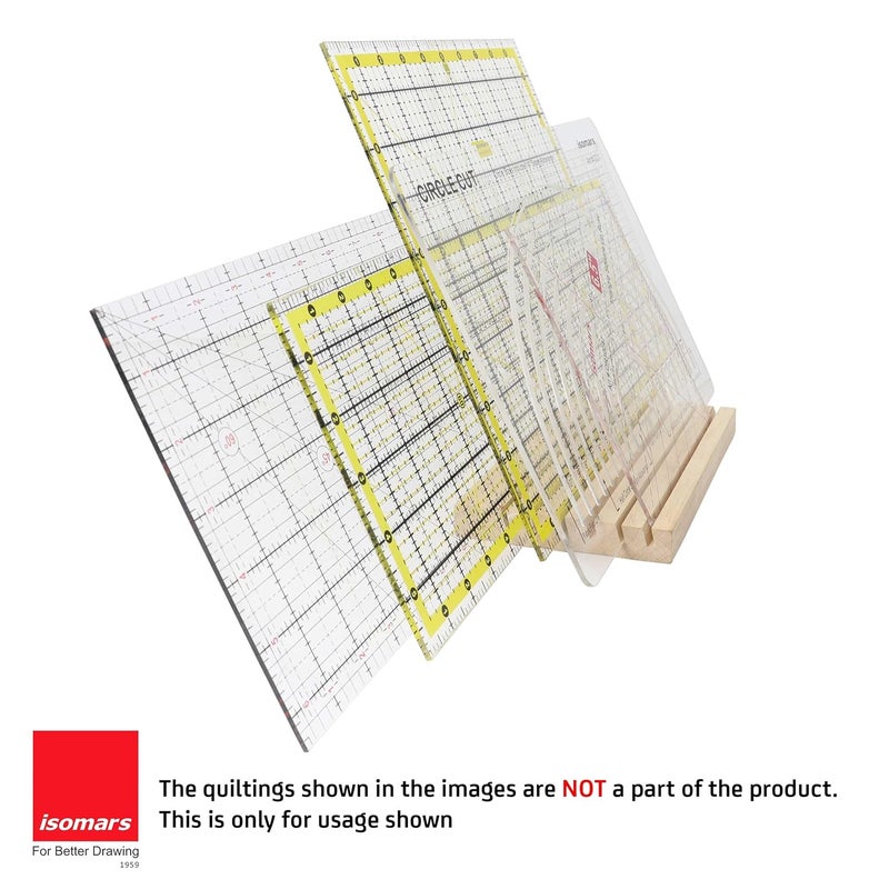 Isomars Isomars Quilting Stand Wooden Stand Holds Upto 6 Quiltings Quilting Holder Or Quilting Organiser  - Image 2