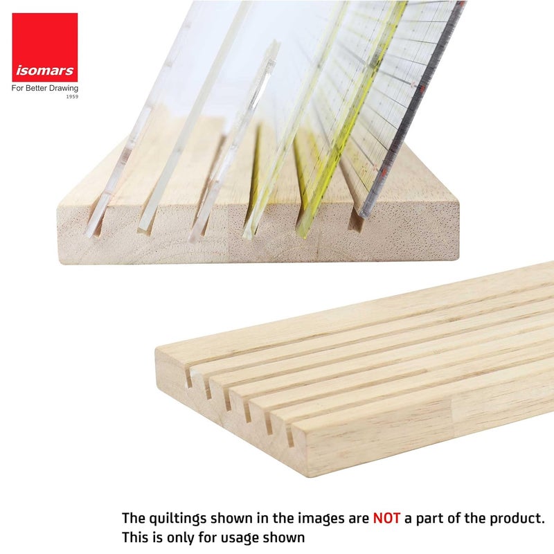 Isomars Isomars Quilting Stand Wooden Stand Holds Upto 6 Quiltings Quilting Holder Or Quilting Organiser  - Image 5