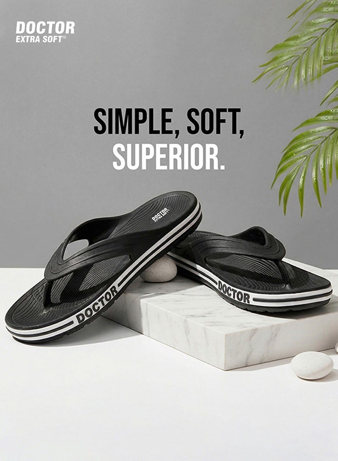 DOCTOR EXTRA SOFT Sport Flip Flops for Men | Soft Cushion Lightweight EVA Comfortable Daily Wear Outdoor Casual Anti Slip Slippers | Doctor Extra Soft D-553 - Image 5