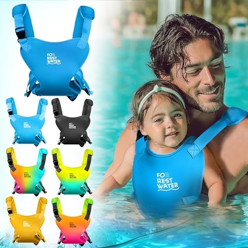 FOR REST WATER Baby Carrier Premium Neoprene Ergonomic for Warm Safe Water Land Fun 424 Months Adjustable Infant Toddler Harness Summer Winter Baby Carrier Orange - Image 1