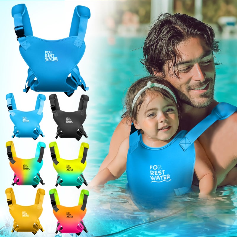 FOR REST WATER Baby Carrier Premium Neoprene Ergonomic for Warm Safe Water Land Fun 424 Months Adjustable Infant Toddler Harness Summer Winter Baby Carrier Orange - Image 2