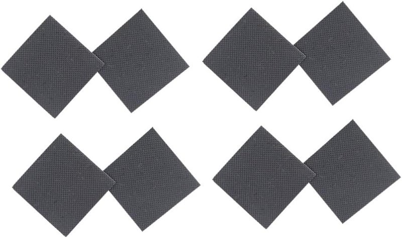 comfrt 4 Pairs Square Self-Adhesive Anti-Slip Stick Pad Stick on Bottom Shoes Grip for Shoes Sandals High Heels Cuttable - 6.5x6.5cm - Image 1