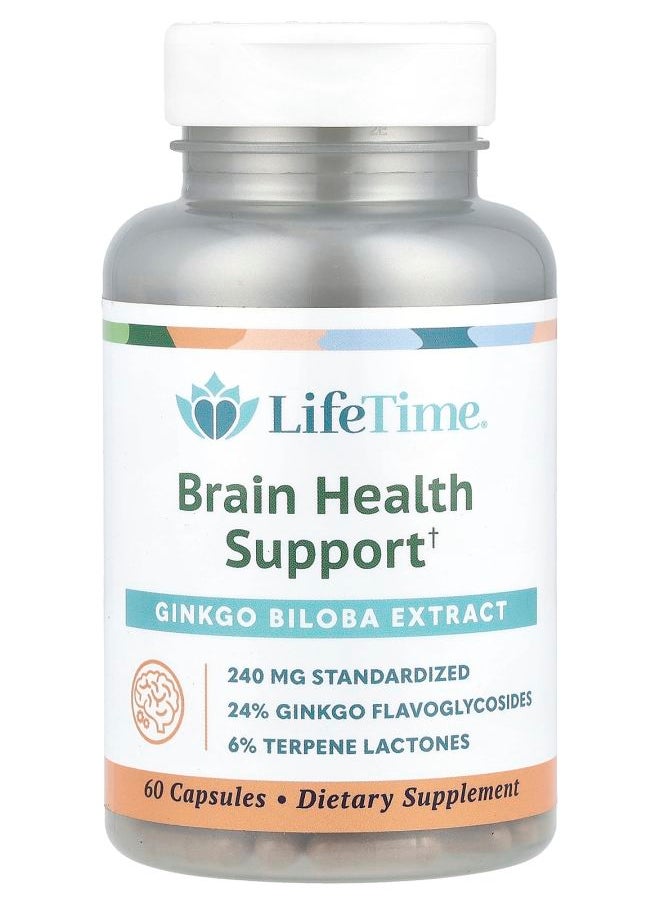 Lifetime Ginkgo Biloba Extract 240 mg  60 Capsules (120 mg per Capsule) 