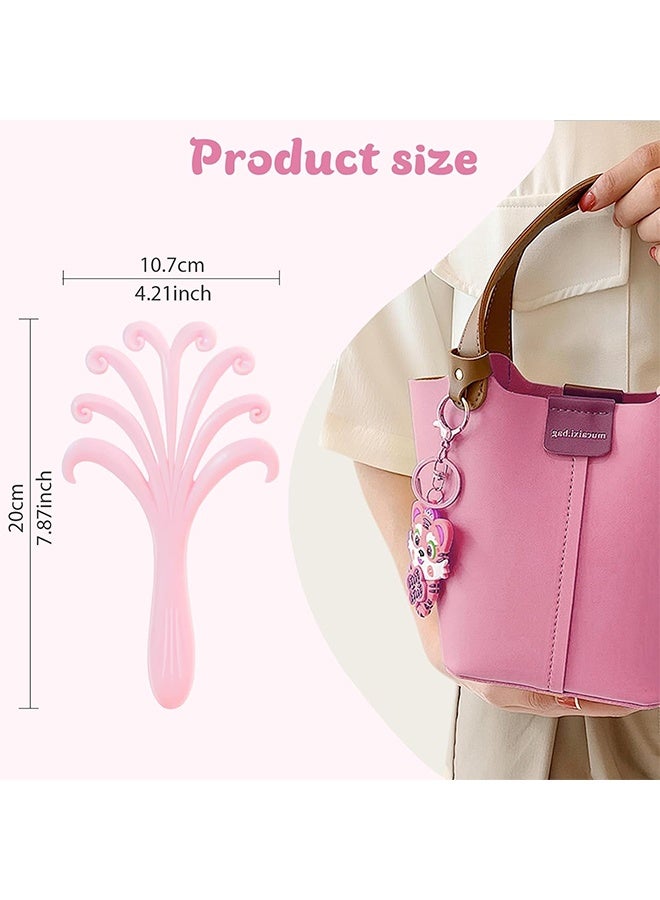 Detangler Brush for Curly Hair, Hair Brush for Wet & Dry Use Curl/Straight/Wavy All Hair Types - No Tangle Easily Comb Wet Hair Brush for Women Men Kid(Pink) - Image 3