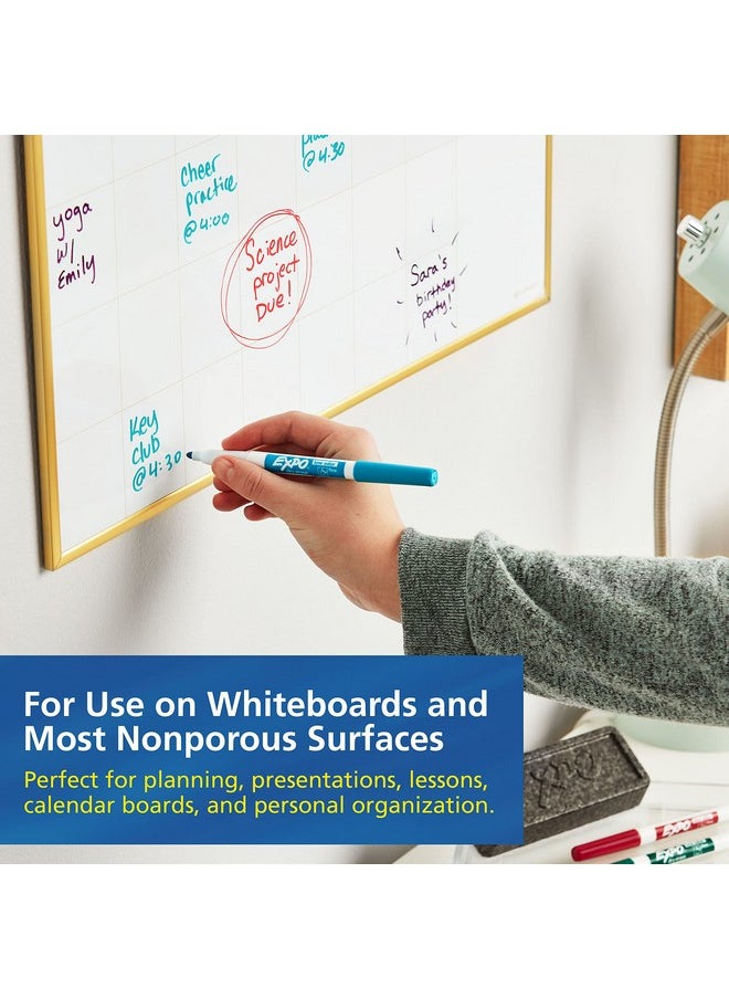 Expo Dry Erase Markers, Whiteboard Markers With Low Odor Ink, Fine Tip, Assorted Vibrant Colors, 16 Count  - Image 2