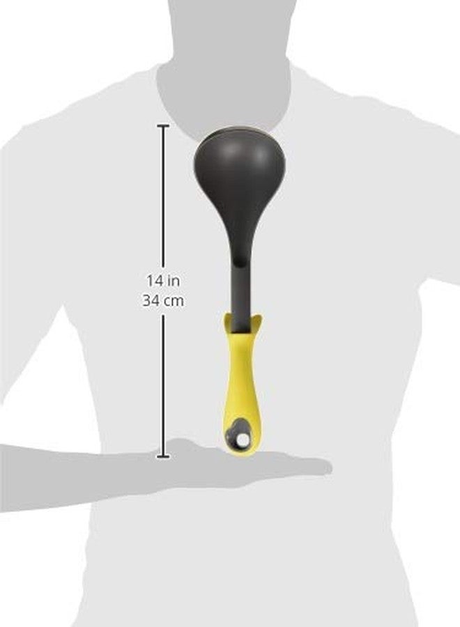 UNIWARE 70705 Uniware Professional Non-stick Kitchen Gadgets with Weighted Handle and Integrated Tool Rests (Ladle, yellow) - Image 3