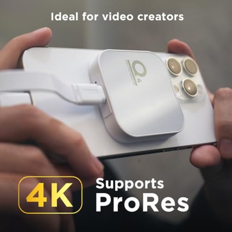 SSD خارجي مغناطيسي لتسجيل 4K ProRes HDR، هيكل من سبائك الألومنيوم، رمادي فلكي، فائق السرعة 4000/3600 ميجابايت/ثانية، سرعة Gen3x2، Type-C، متوافق مع iPhone 1516 Pro Max - Image 5