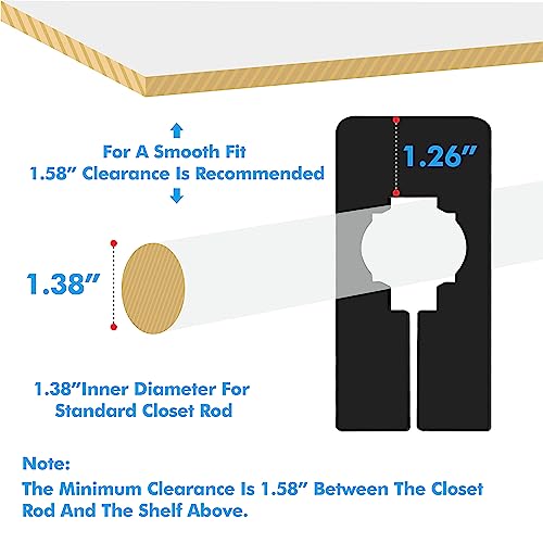 Vantasii 30 PCS Rectangular Closet Dividers with a Bonus Marker, Black Plastic Rectangle Clothing Size Dividers Writable and Reusable for Sorting Clothing Size, Color, Brand, Size 2” x 5.4’’ - Image 2