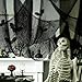 Biubee 5 Pack Halloween Decor Creepy Gauze Cloth Black Scary Fabric Spooky Halloween Decorations Indoor Outdoor for Home Wall Haunted House Party Yard Doorway Tree Decor 30 72 - Image 3