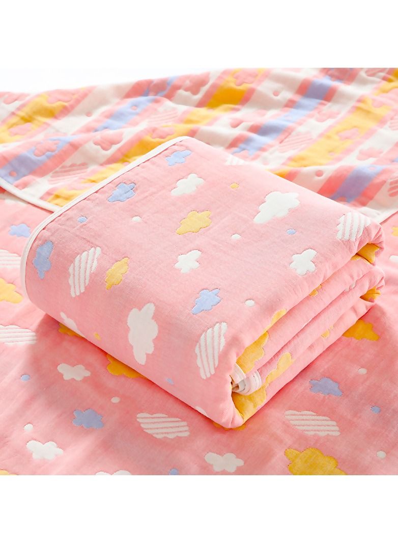 Loquat منشفة استحمام مطبوعة برسوم كرتونية من القطن الخالص