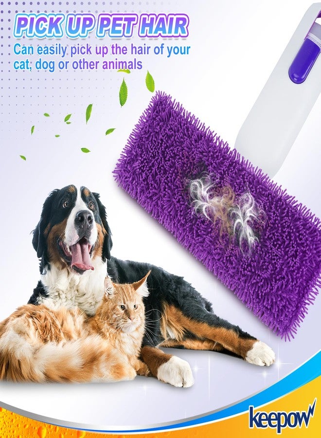 KEEPOW 8 Pack Reusable Pads for Swiffer Power Mop, Refill Pads for Swiffer Power Mop Wood Floor Cleaning, Microfiber Mop Pads for Hardwood Floors - Image 5