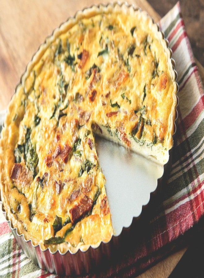 فور رن صينية تارت/كويش مستديرة من فوكس رن بقاعدة قابلة للإزالة، مصنوعة من الفولاذ المطلي بالقصدير، مقاس 9.5 بوصة - Image 4