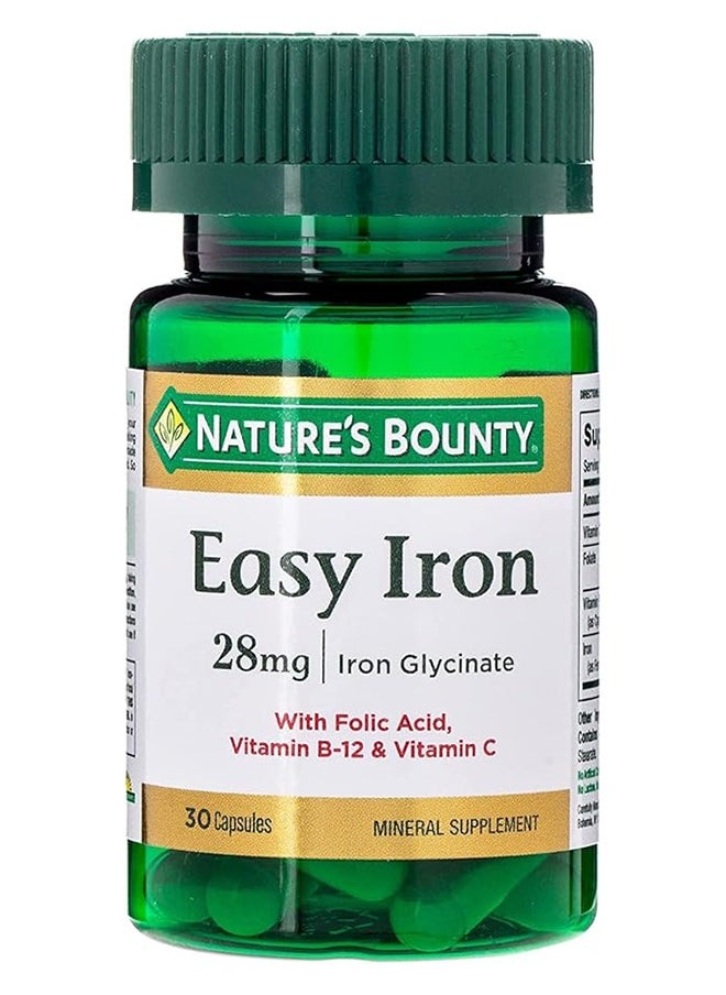 Easy Iron 28Mg - 30 Capsules - pzsku/Z61649A690C1D2180D455Z/45/_/1722248584/c6b4227a-0a82-419b-8cdb-32055d0bbacb