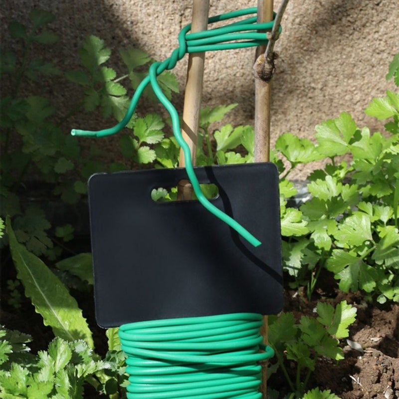 Green Soft Twist Tie 2 Pack Reusable Garden Plant Support Vines for Tomato Branches and Stems - Image 3