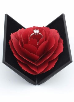 Ring Box, Creative Jewelry Box, Rose Jewelry Display Storage