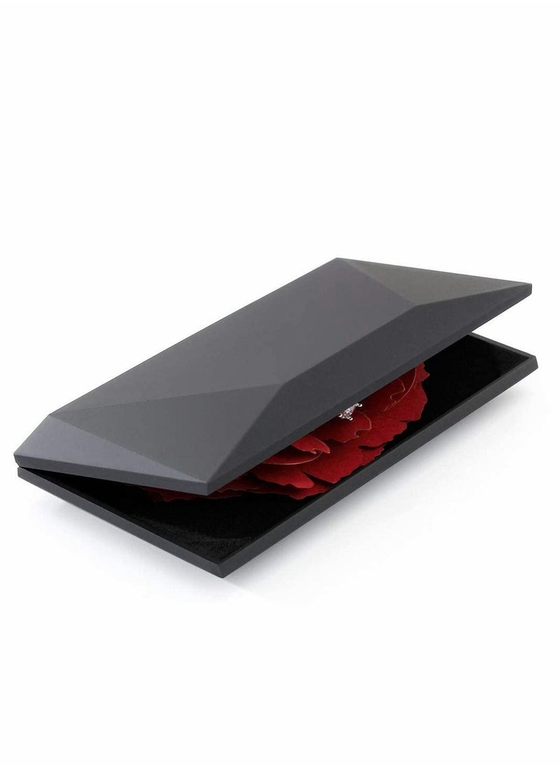 Excefore - Ring Box, Creative Jewelry Box, Rose Jewelry Display Storage - Image 1