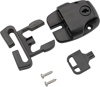WHYHKJ WHYHKJ 8 Set Plastic Hot Tub Cover Clips Replacement Latch Repair Kit Have Slot - Replace Latches Clip Lock with Keys  - Image 1