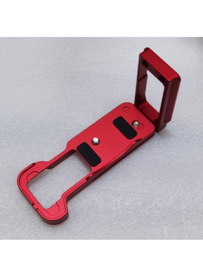 Quick ReLease PLate L PLate SuitabLe For Canon EOS R50 MirrorLess Camera R50 CompatibLe StabiLizer Tripod VerticaL Shooting HandLe-Color:R50 Quick Release Plate Red  - Image 2