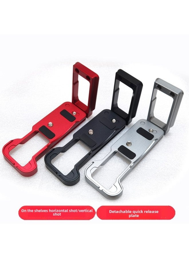 Quick ReLease PLate L PLate SuitabLe For Canon EOS R50 MirrorLess Camera R50 CompatibLe StabiLizer Tripod VerticaL Shooting HandLe-Color:R50 Quick Release Plate Red  - Image 1