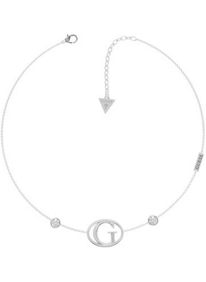 GUESS Logo & Crystals Necklace 