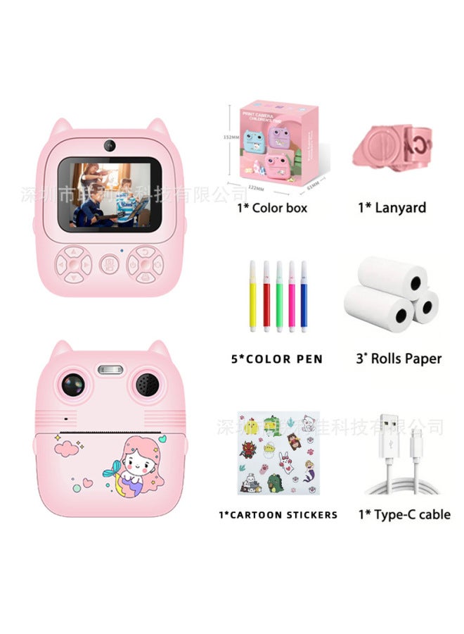 Neutral Source Manufacturers New Children's Pord Camera Hd Photo Video Printing Camera Toys Distribution - Image 1