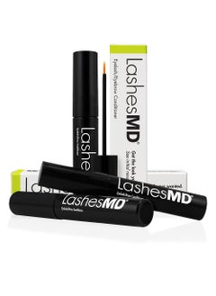 LashesMD Eyelash Growth Serum  Eyelash Conditioner for Naturally Fuller Looking Eyelashes and Eyebrows In As Little As Four Weeks 