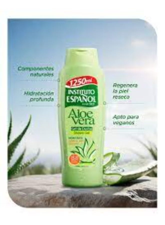 Instituto Espanol ALOE VERA SHOWER GEL 1250ML - Image 2