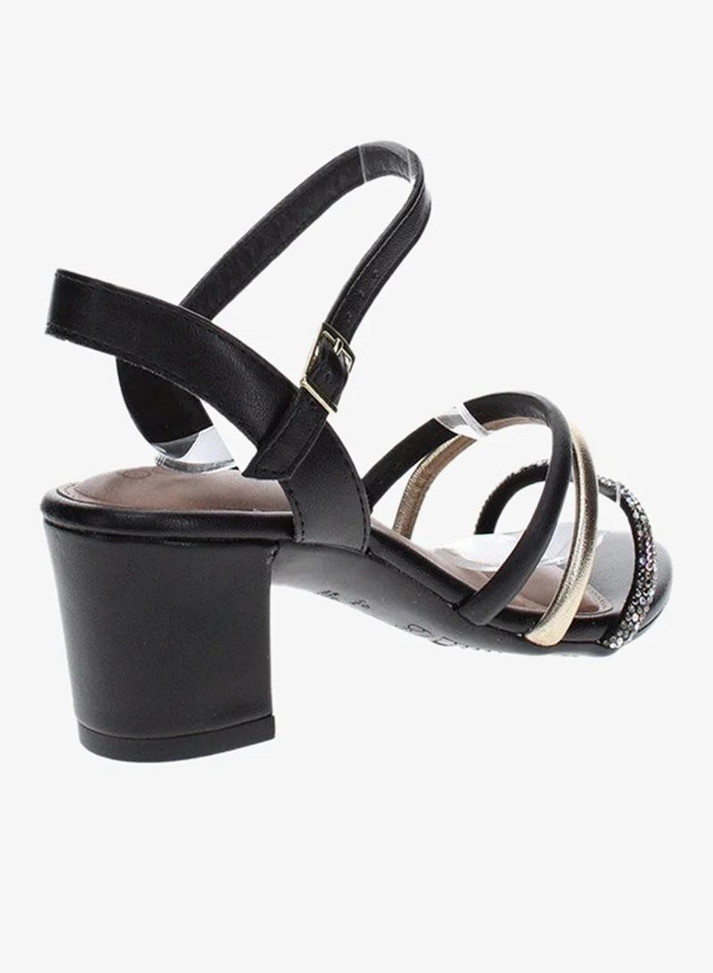 Mid Heels Sandals for Women – Sling Back Heel Sandals for Girls with Ankle Strap