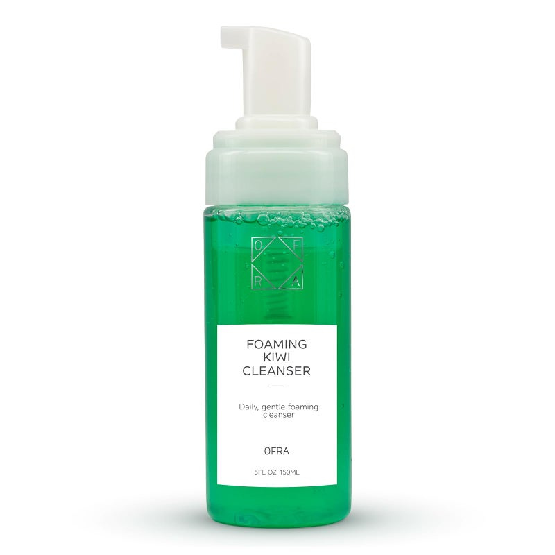 OFRA Foaming Kiwi Cleanser Gentle Facial Cleanser for All Daily Refreshing Balancing Face Cleanser Soothing Foaming Formula for a Clear Complexion and Everyday Skincare 5 oz150 ml