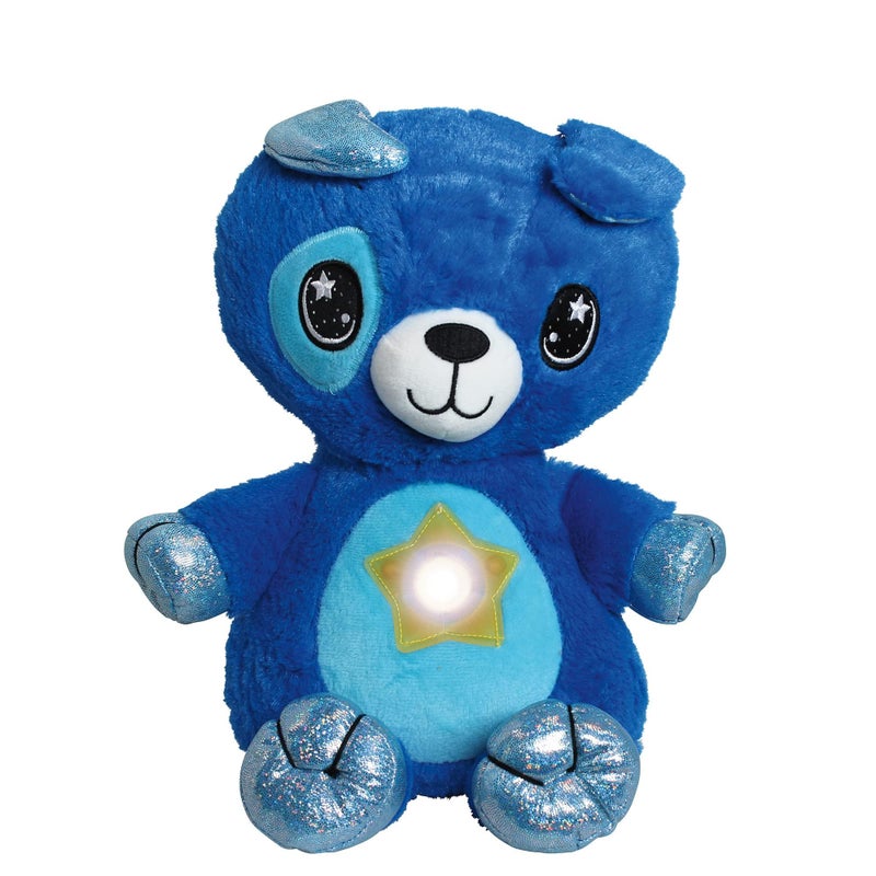 Ontel Star Belly Dream Lites, Stuffed Animal Night Light, Cuddly Blue Puppy - Projects Glowing Stars & Shapes in 6 Gentle Colors, As Seen on TV - Image 2