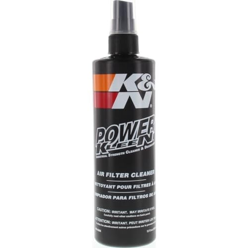 K+N K&N Air Filter Cleaner and Degreaser: Power Kleen; 12 Oz Spray Bottle; Restore Engine Air Filter Performance, 99-0606 - Image 1