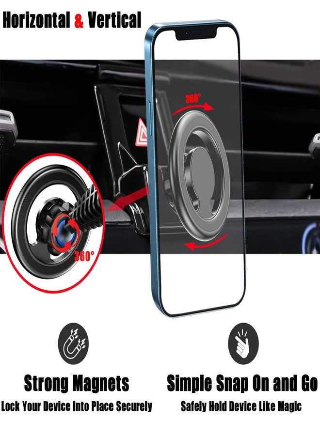 Mengfly Car Phone Holder Mount, for Toyota Corolla 2024 2023 2022 2021 2020, Air Vent Stand, Magsafe Magnetic Navigation Bracket, for Magsafe Case, iPhone 15 14 13 12 Pro Max Plus Mini, All Phones - Image 4
