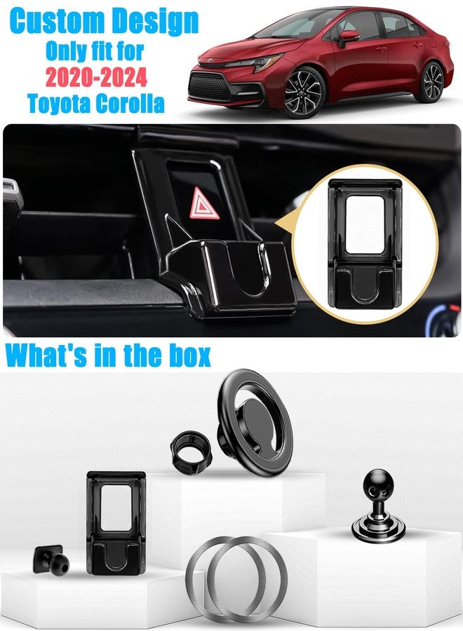 Mengfly Car Phone Holder Mount, for Toyota Corolla 2024 2023 2022 2021 2020, Air Vent Stand, Magsafe Magnetic Navigation Bracket, for Magsafe Case, iPhone 15 14 13 12 Pro Max Plus Mini, All Phones - Image 3