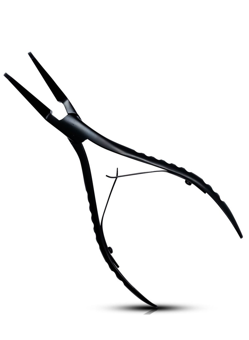 Estelle Bended Tape Hair Extension Plier Black Premium Look - Image 1