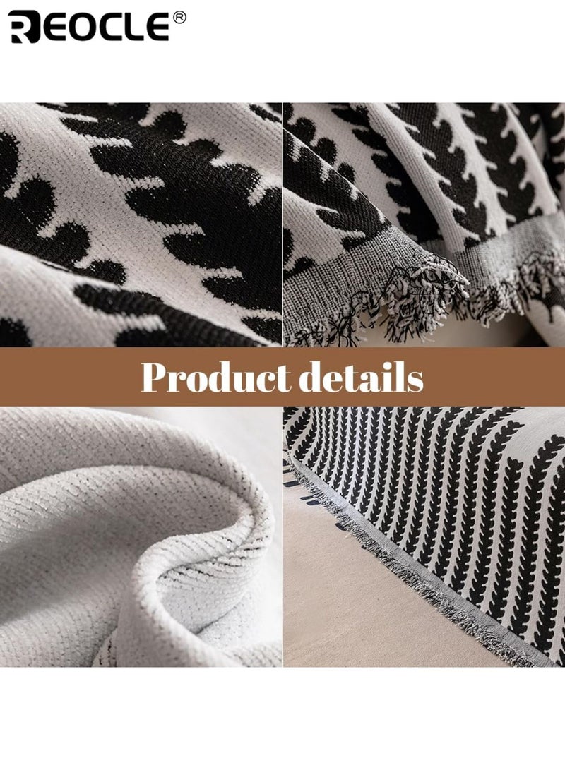 REOCLE Reversible Chenille Sofa Cover Double Sided Soft Couch Protector Durable Stretchable Furniture Cover for Sofa Protection and Decoration Easy to Clean and Install（70.87inch x 59.06inch） - Image 5
