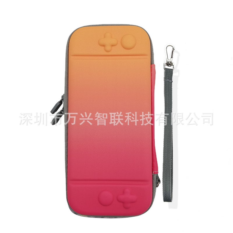 Suitable For Nintendo Switch Gradient Cosmetics Bag Ns Lite Skin-Friendly Pu Cosmetics Bag Nylon Gradient Bag - Image 4