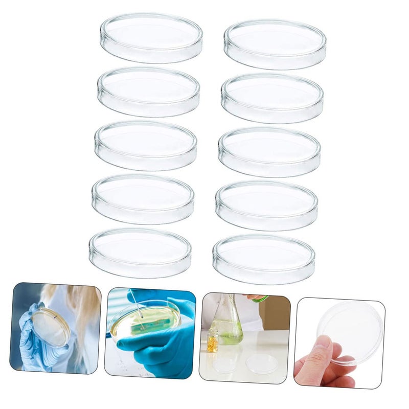 Heat Resistant Petri Dishes for Lab Experiments Agar Plates with Lids Science Equipment - Image 4
