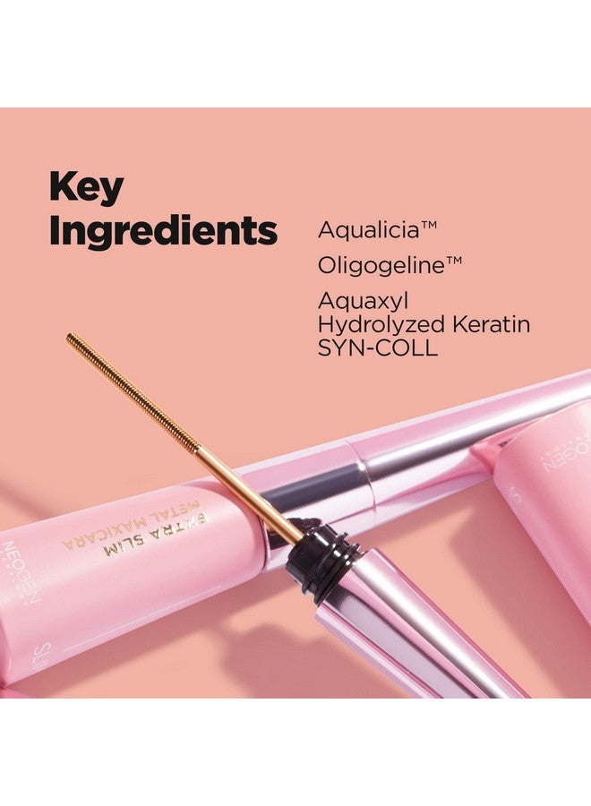 DERMALOGY by NEOGENLAB ماسكارا نيوجين ديرمالوجي المعدنية المبتكرة والناعمة والقابلة للغسل والنحيفة للغاية (أسود رفيع) - Image 4