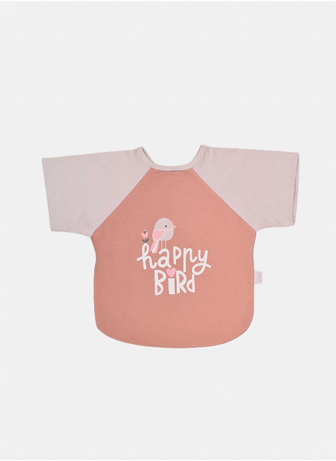 Junior Baby Girls Printed Shirt Bib  - Image 1