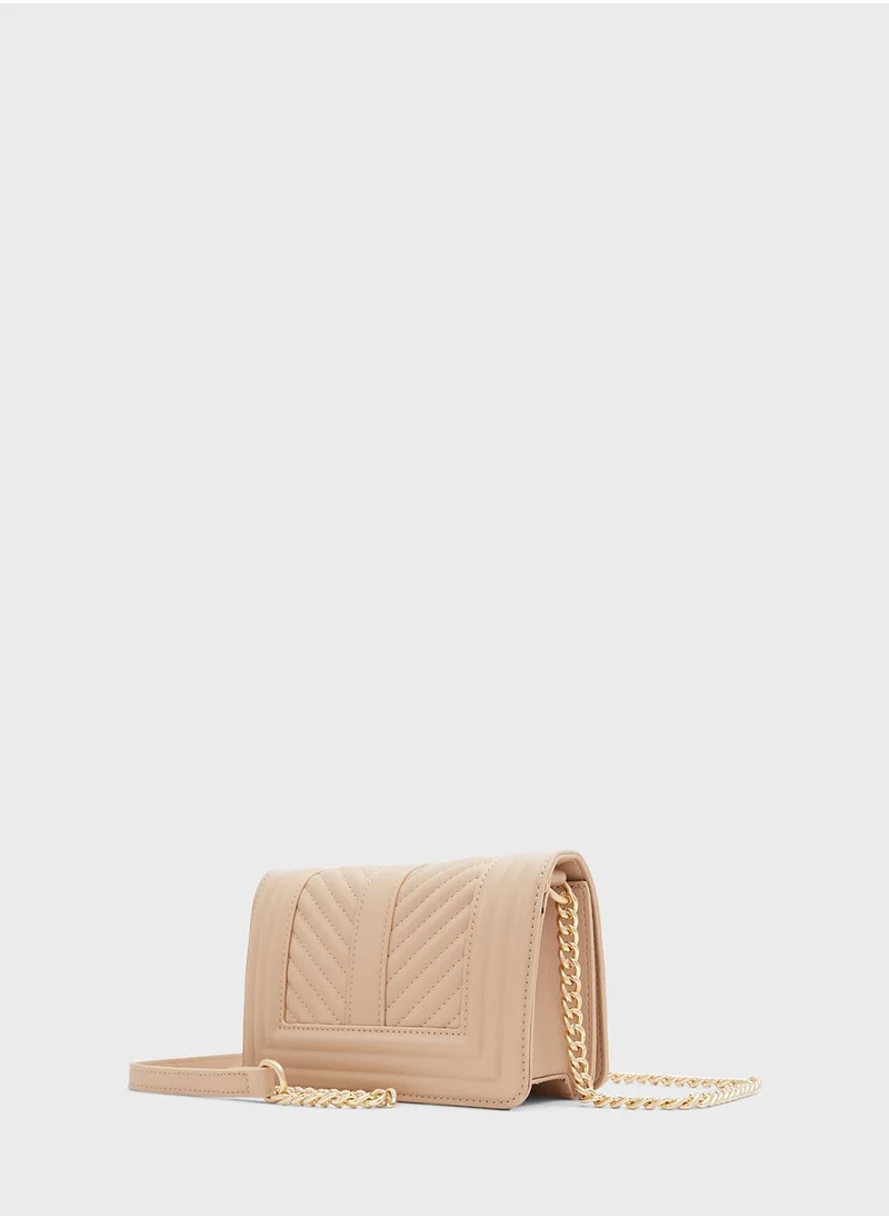 CALL IT SPRING Romantic Zip Over Crossbody Bag