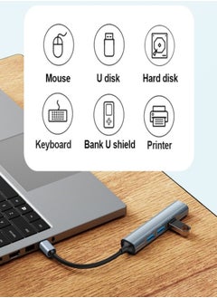Yesido Yesido HB17 4 in 1 USB-C / Type-C Multifunctional Docking Station HUB Adapter  - Image 3