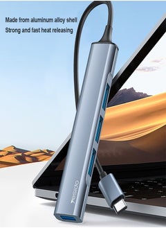 Yesido Yesido HB17 4 in 1 USB-C / Type-C Multifunctional Docking Station HUB Adapter  - Image 5