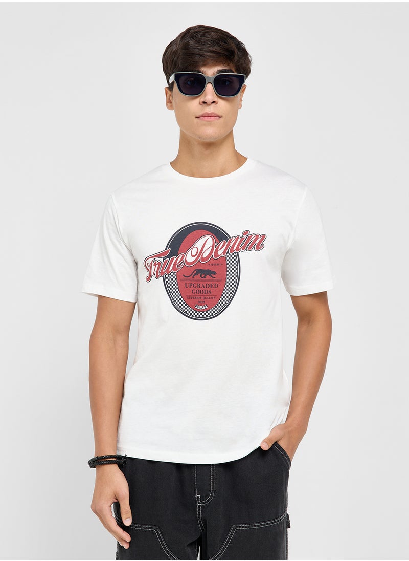 JJ Rebel by Jack & Jones Jrebgaso Crew Neck T-Shirt  - Image 1